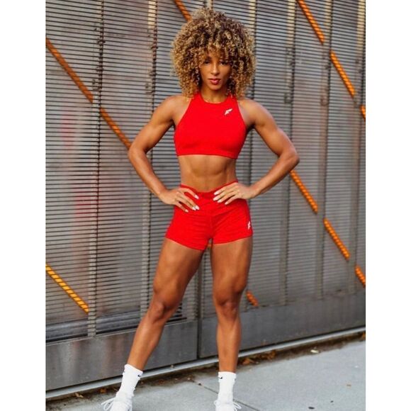 Flag nor Fail women’s Vivid V2 shorts red size small new with tag - Picture 7 of 9